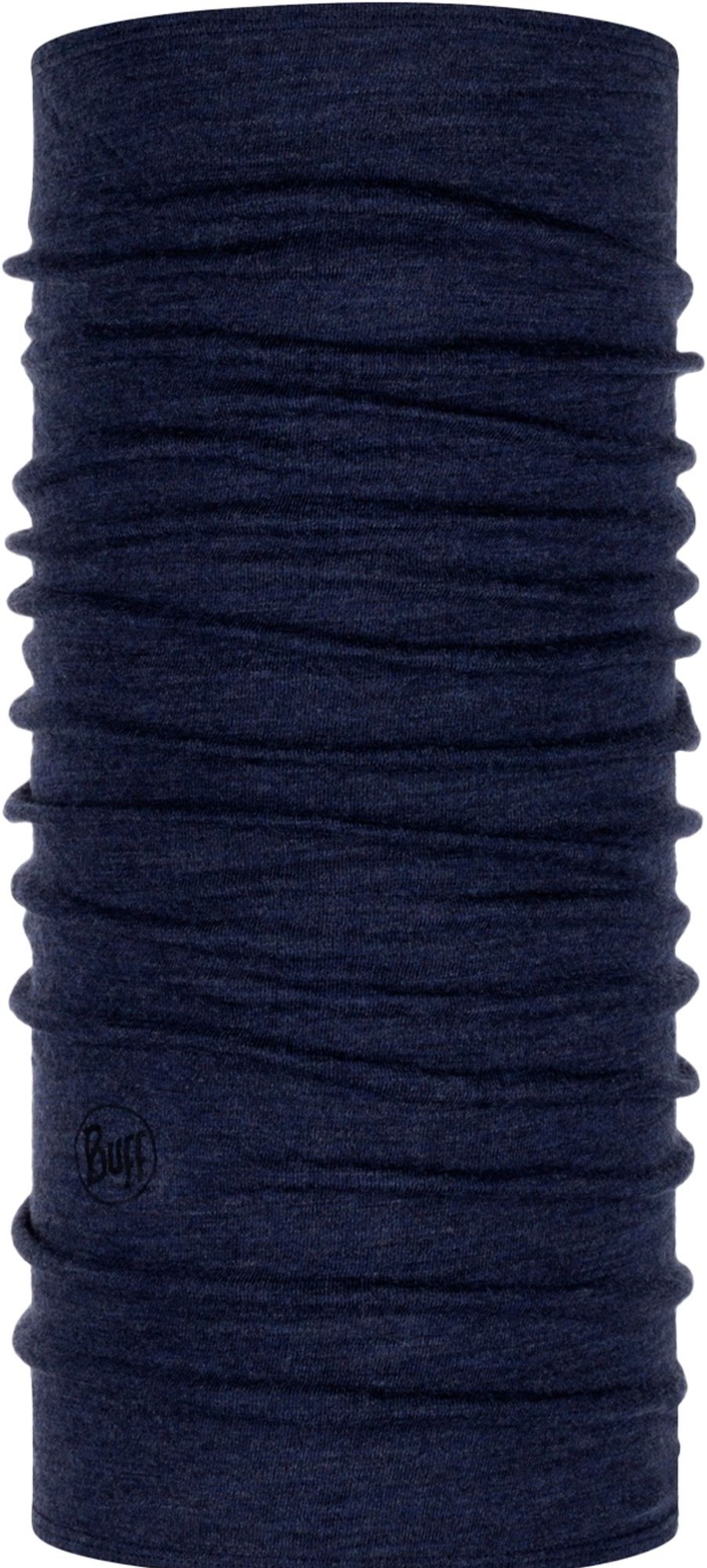 Clothing Buff Neck Warmers | Buff Midweight Merino Wool Buff - Night Melange Blue