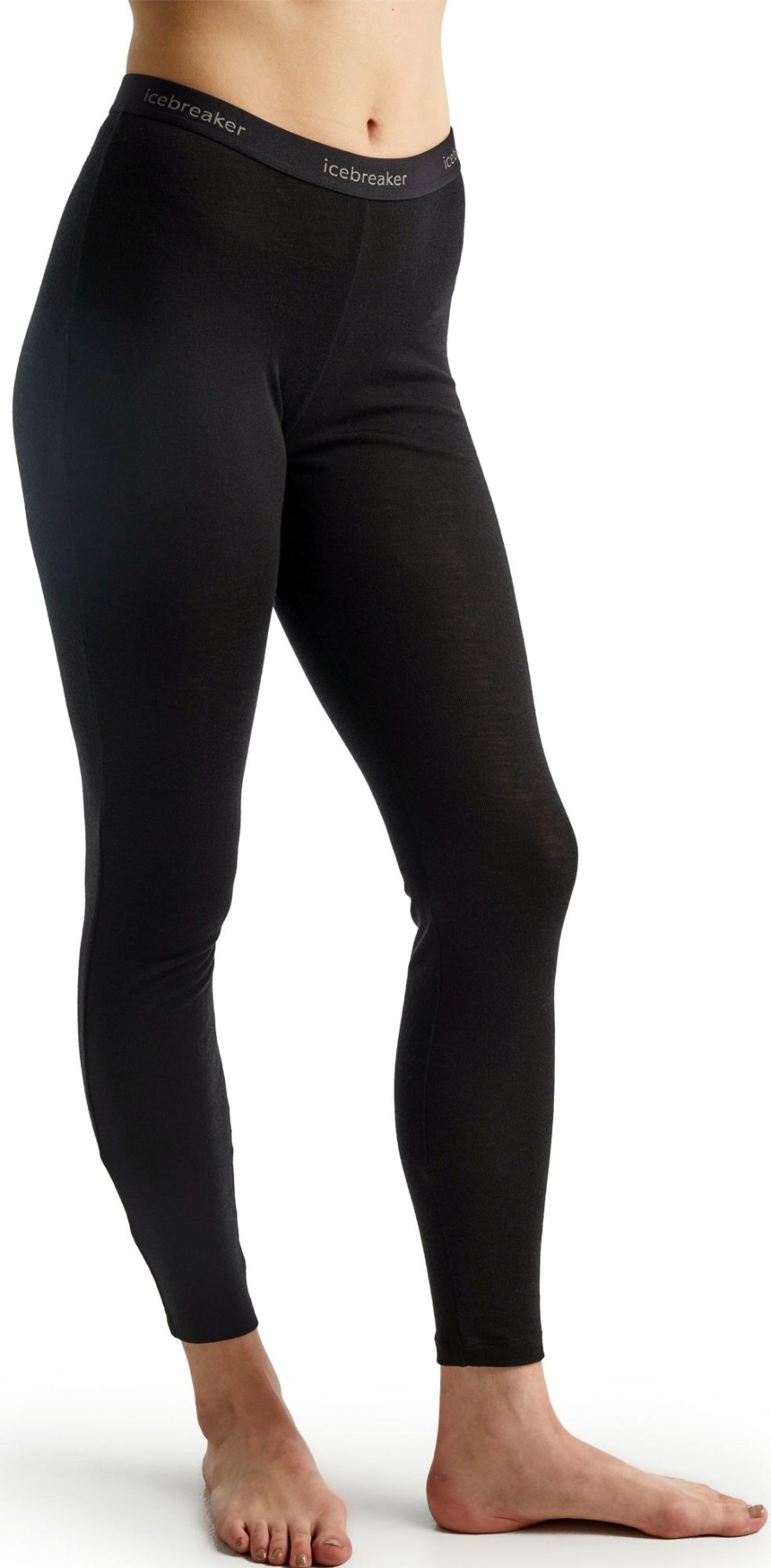 Clothing Icebreaker Trousers & Leggings | Icebreaker Womens 175 Everyday Leggings Black