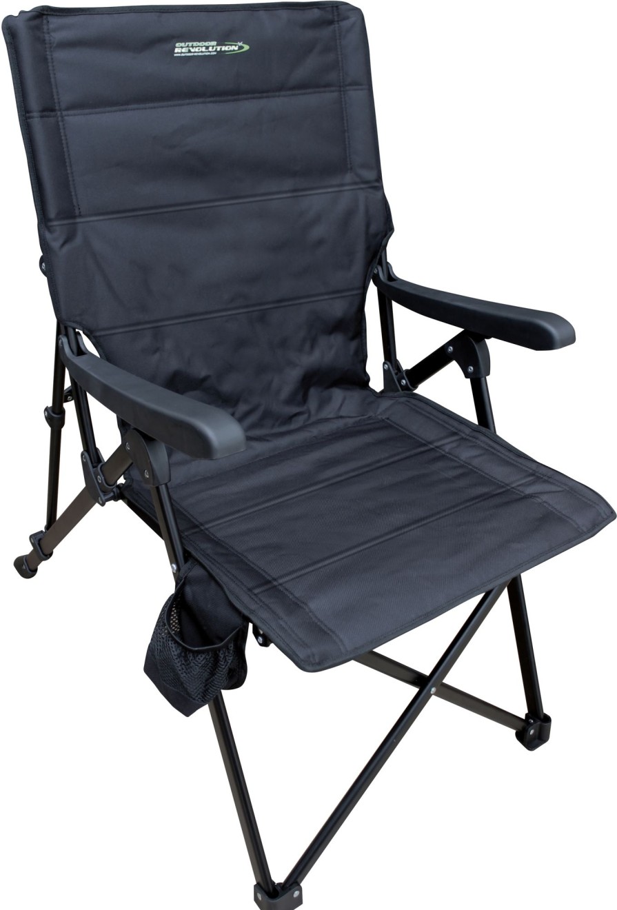 Camping Outdoor Revolution Camping Furniture | Outdoor Revolution Pavia Chair Black