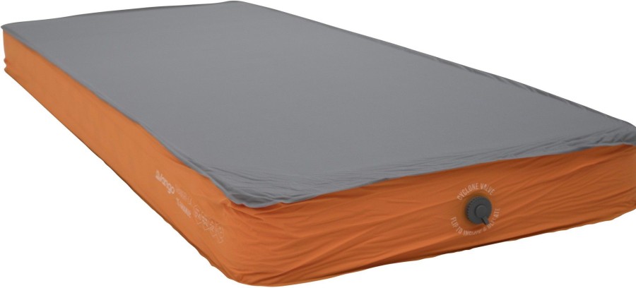 Camping Vango Family & Leisure Camp Beds And Sleeping Mats | Vango Shangri-La Ii 15 Grande Self Inflating Mat Grey