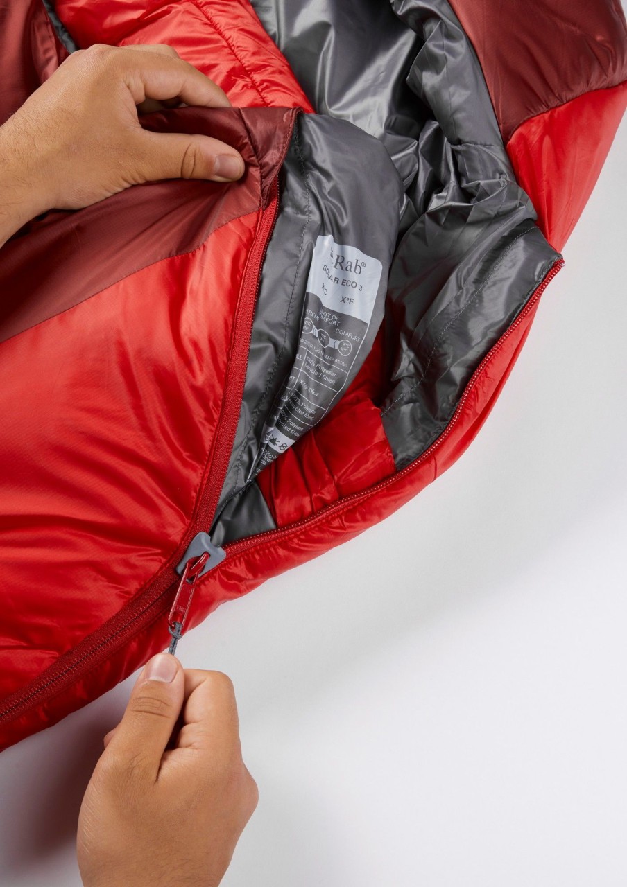 Camping Rab Backpacking & Lightweight Sleeping Bags | Rab Solar Ultra 3 Sleeping Bag - Granite Grey