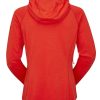 Clothing Rab Fleece & Mid Layer | Rab Womens Planar Hoody Grapefruit Red