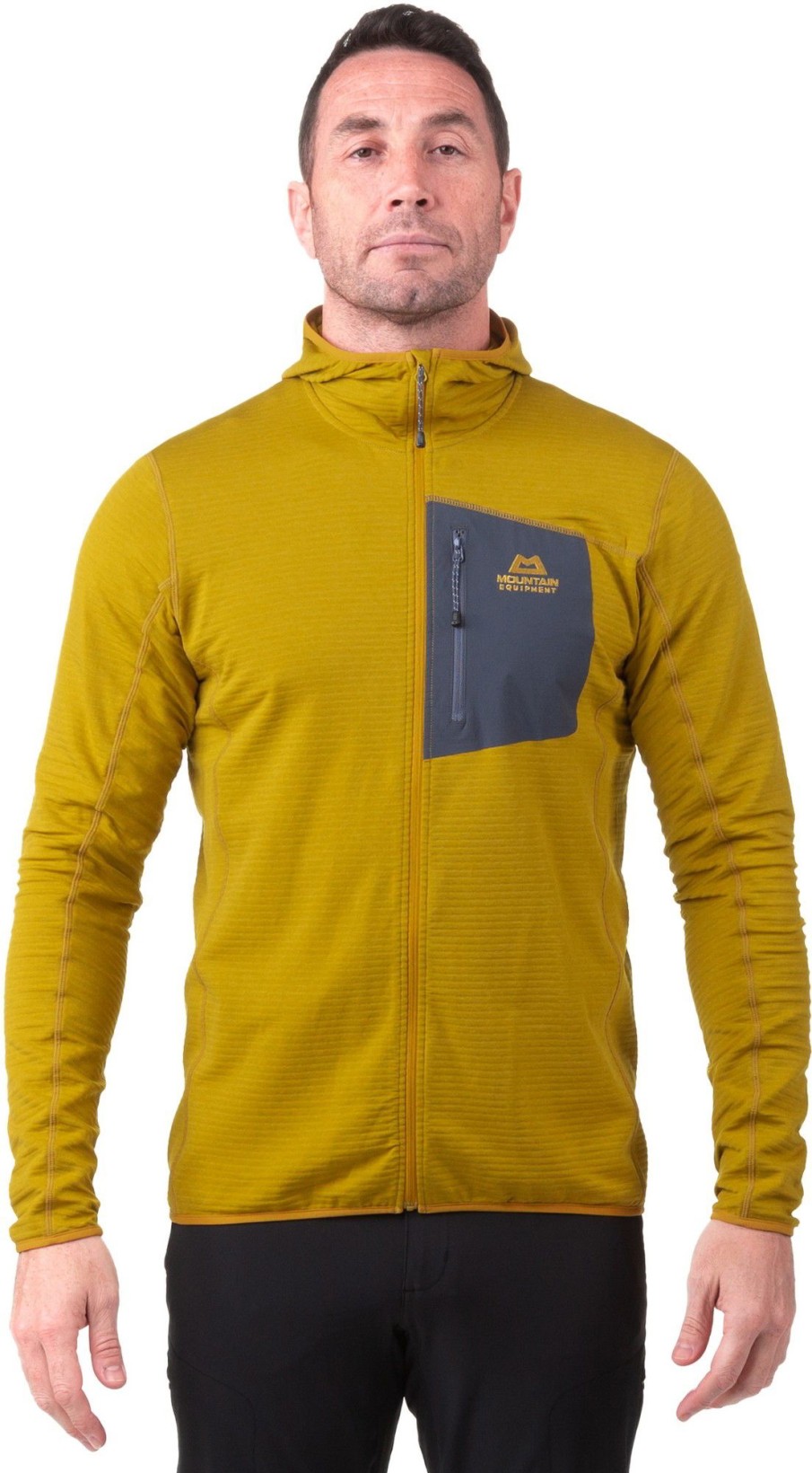 Clothing Mountain Equipment Fleece & Mid Layer | Mountain Equipment Mens Lumiko Hooded Jacket - Acid-Ombre Yellow