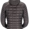 Clothing Rab Insulated Jackets | Rab Mens Mythic Alpine Light Jacket - Graphene Grey