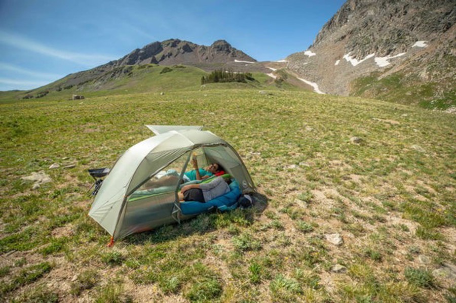 Camping Big Agnes Backpacking & Lightweight Tents | Big Agnes Copper Spur Hv Ul2 Tent Green